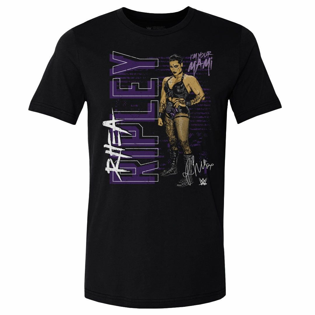 WWE リア・リプリー Tシャツ Vertical WHT 500Level ブラック