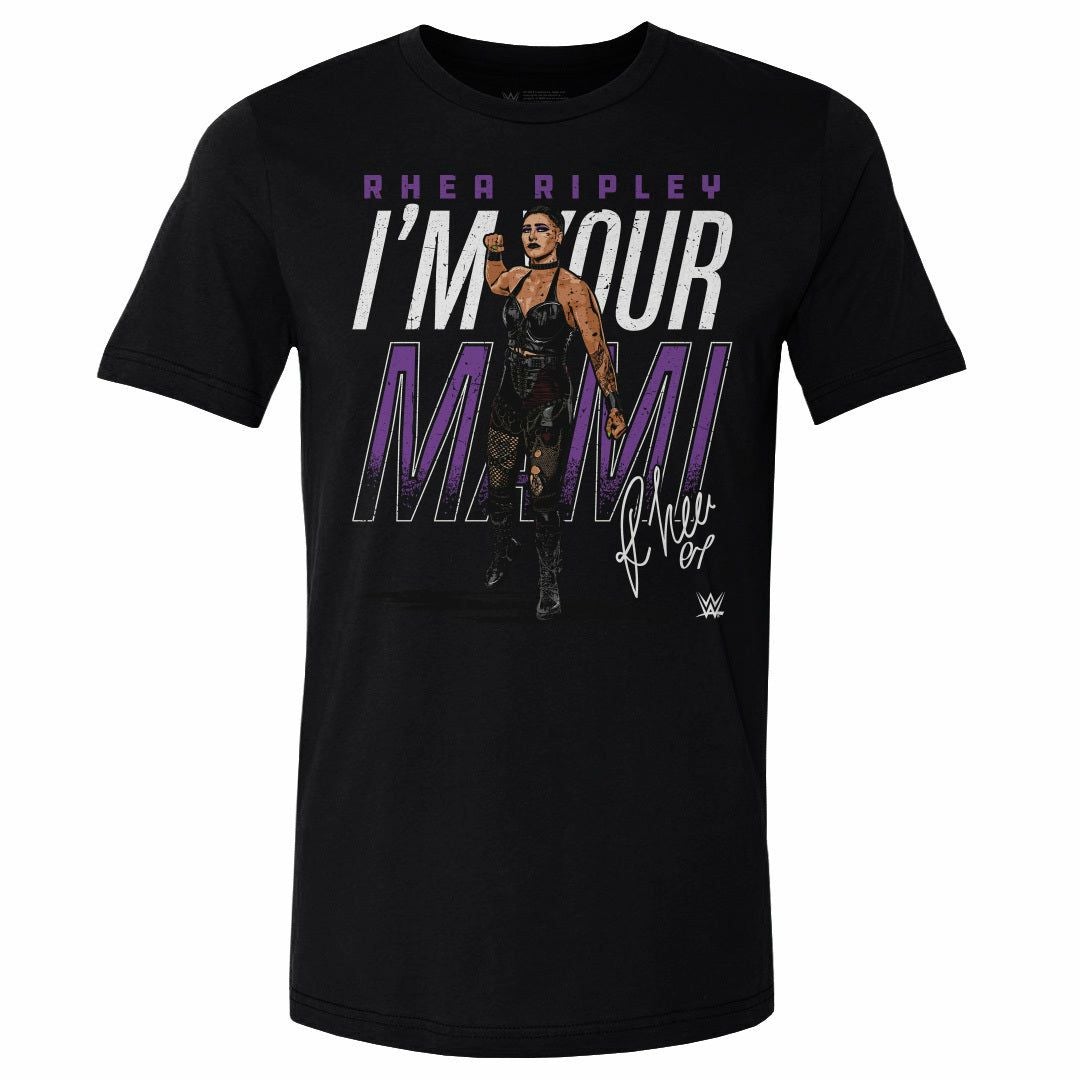 WWE リア・リプリー Tシャツ I'm Your Mami WHT 500Level ブラック
