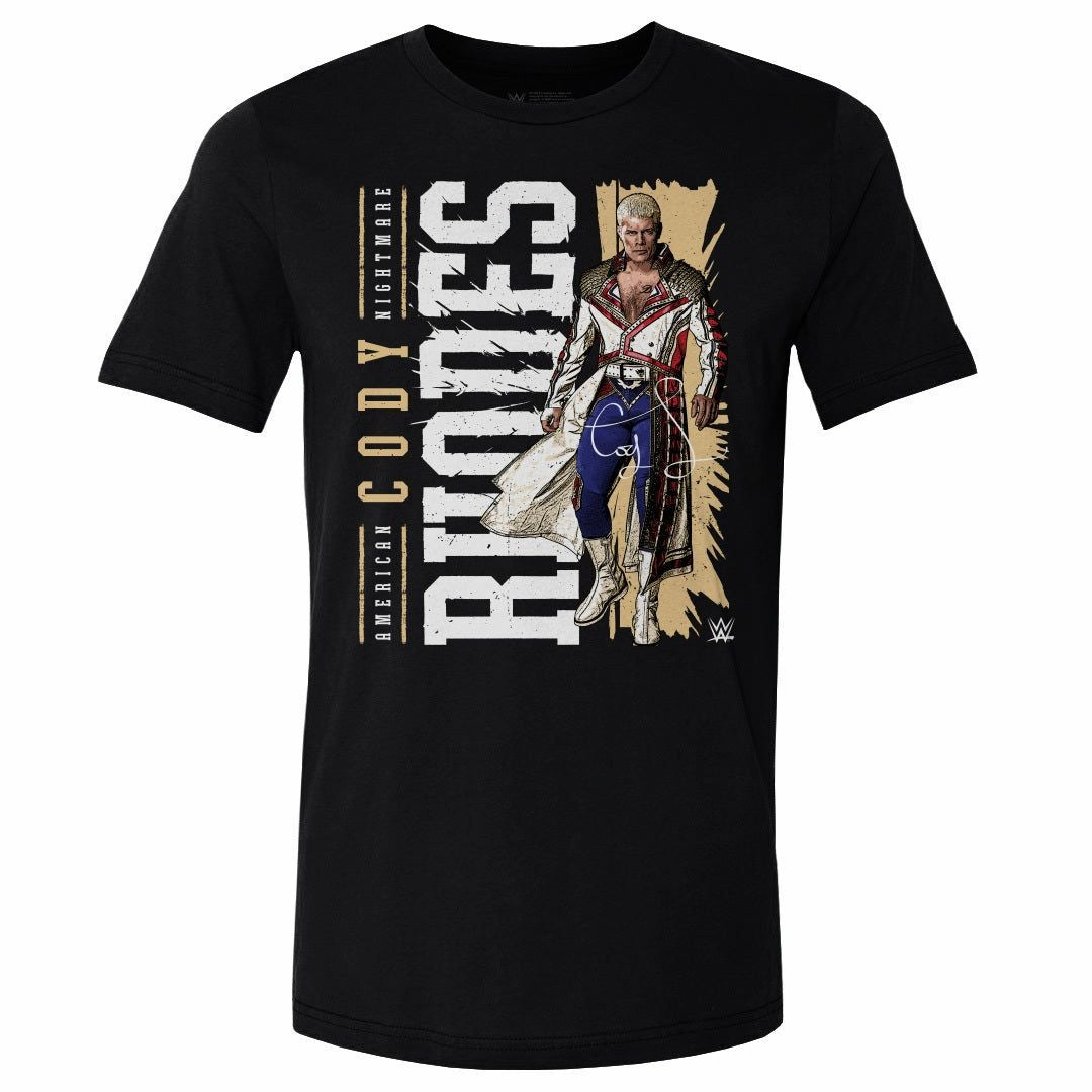 WWE コーディ・ローデス Tシャツ Vertical WHT 500Level ブラック