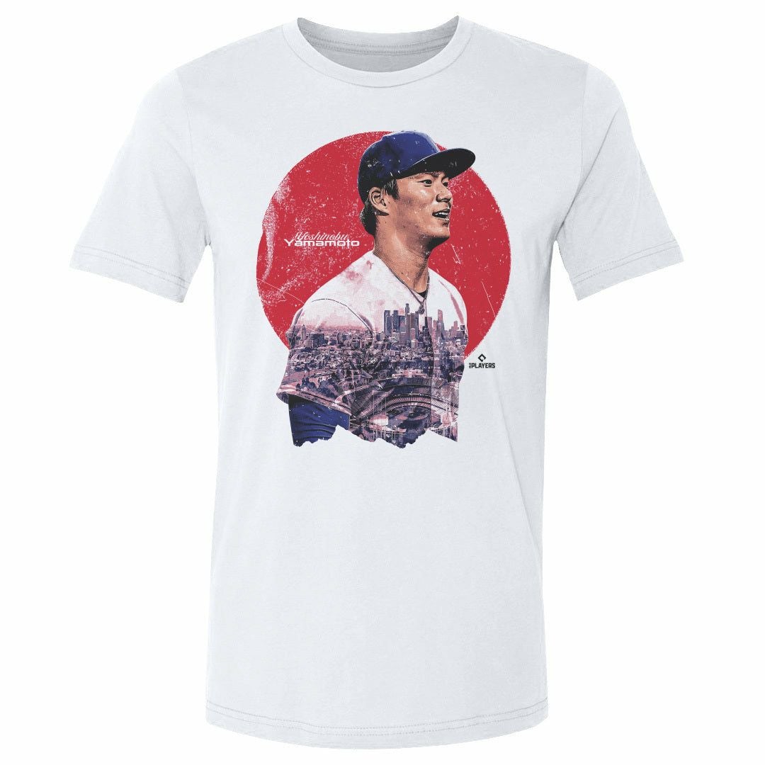 MLB 山本由伸 ドジャース Tシャツ Los Angeles D Portrait T-Shirt