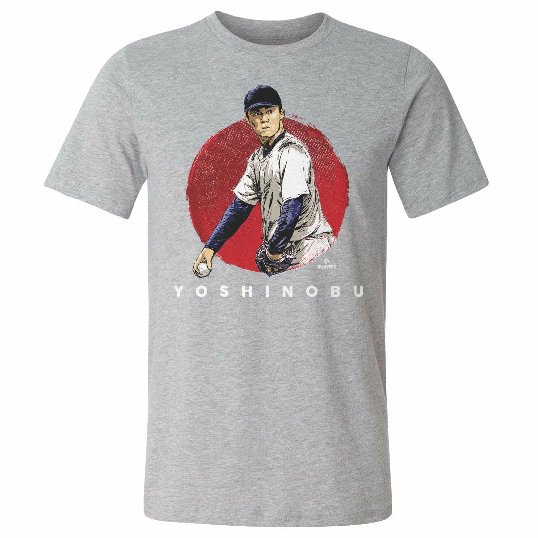 MLB 山本由伸 ドジャース Tシャツ Los Angeles D Portrait WHT T-Shirt