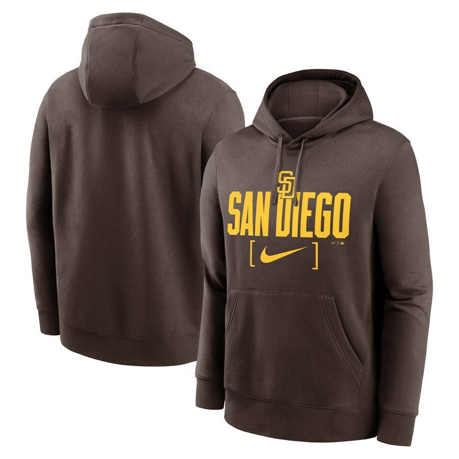 オーセンティックNikeパドレス PADRES パーカー ブラウン　ダルビッシュ MLB ダルビッシュ有 パドレス パーカー Cartoon フーディー Hoodie