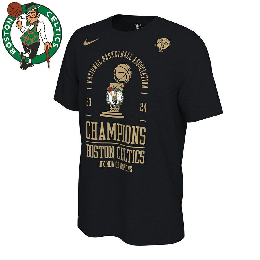 【海外限定モデル☆セルティックス】ナイキ NBA刺繍 ウォームアップ Tシャツ NBA セルティックス Tシャツ NBAファイナル2024 優勝記念 ロッカー