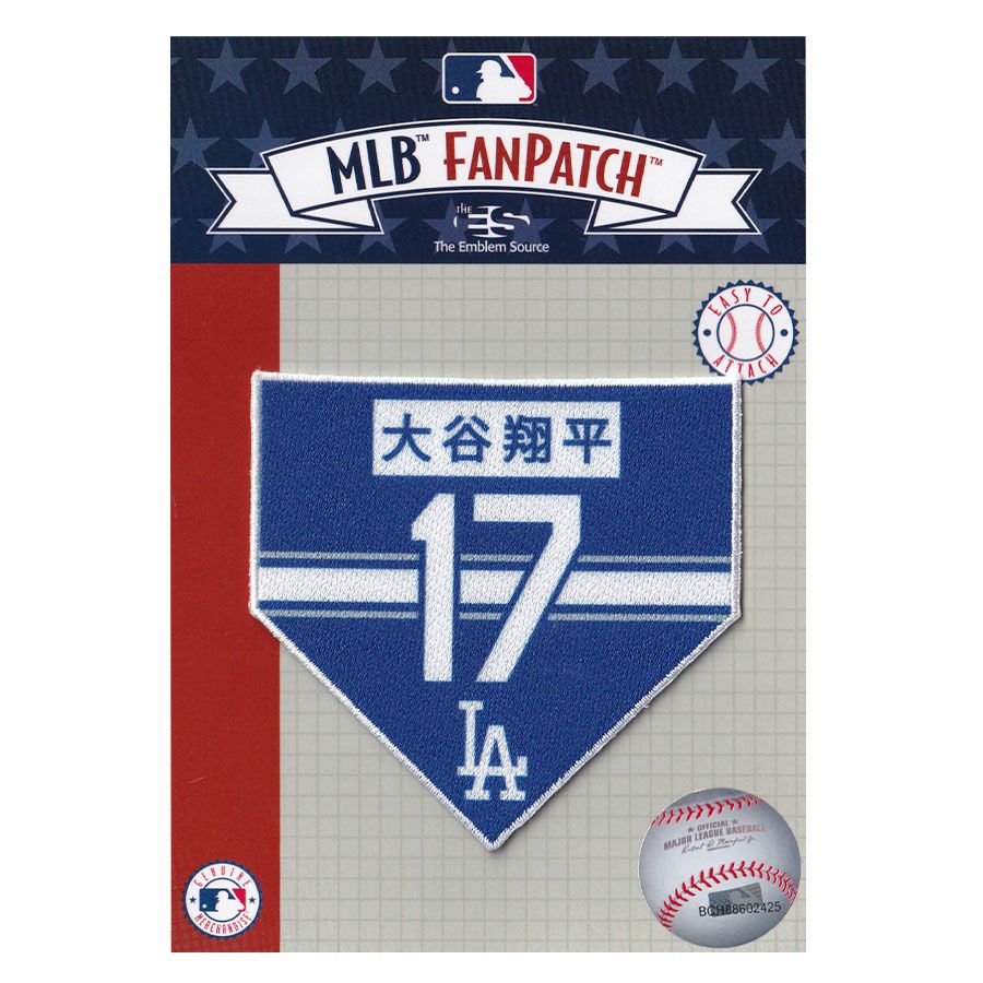  GAME別注　ドジャース　大谷翔平パッチ MLB 大谷翔平 ドジャース パッチ ワッペン Back Signature Jersey
