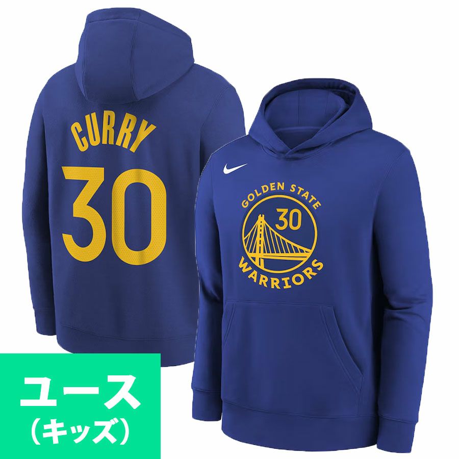 【美品】ナイキ NIKE NBA ウォリアーズ 75周年 パーカー NBA ウォリアーズ パーカー ユースサイズ Club Logo Hoody ナイキ/Nike