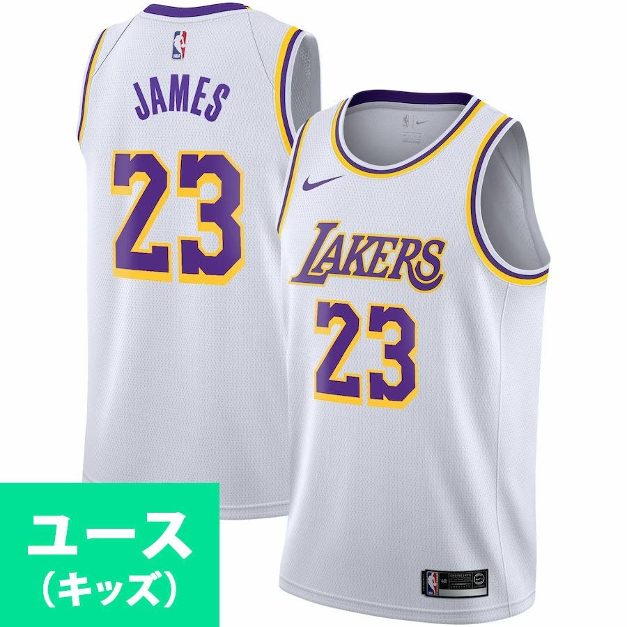 NBA レブロン・ジェームズ レイカーズ ユニフォーム ユースサイズ
