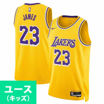 NBA レブロン・ジェームズ レイカーズ ユニフォーム ユースサイズ 