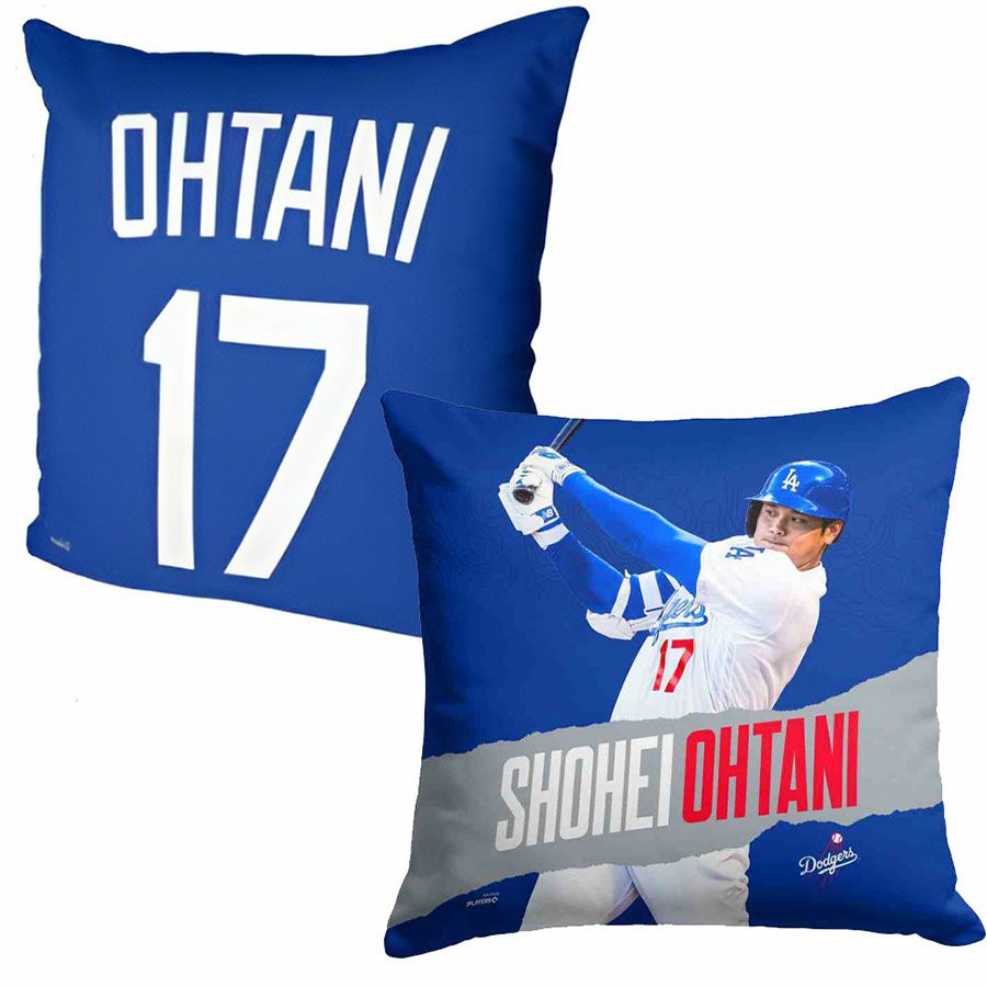 MLB PLAYERS 大谷翔平 クッション、バスタオル、Ｔシャツ ３点セット MLB PLAYERS Tシャツ&バスタオル&クッション vol 1&2 計6種セット 大谷
