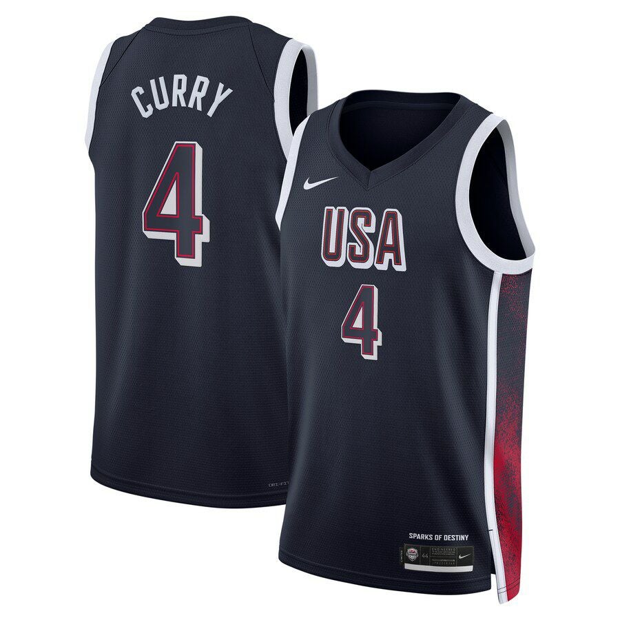 入手困難 04s アメリカ代表 NIKE バスケユニフォーム セットアップ 6番 ステファン・カリー アメリカ代表 ユニフォーム USA バスケットボール