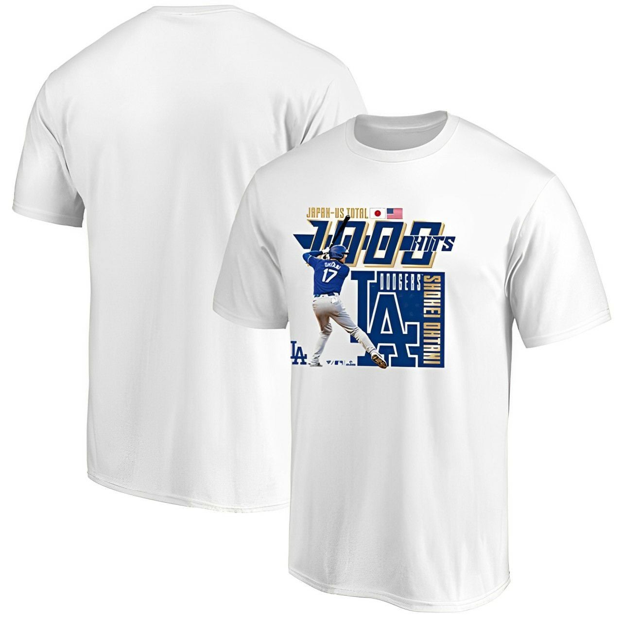 大谷翔平 x デコピン ヘッドバンプ Tシャツ ドジャース Fanatics