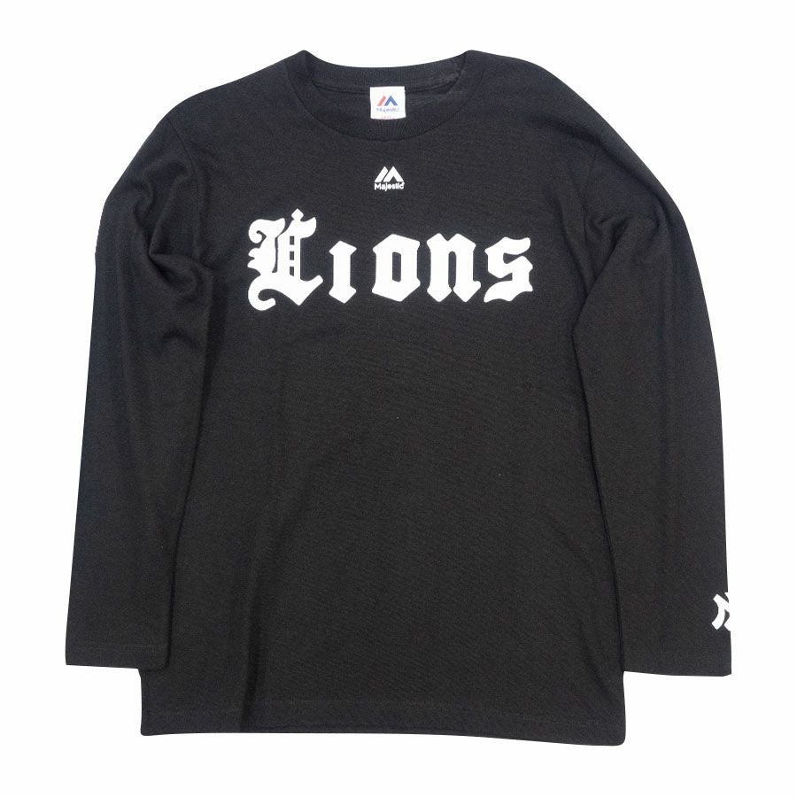 西鉄ライオンズ グッズ Tシャツ ワードマーク長袖Tシャツ