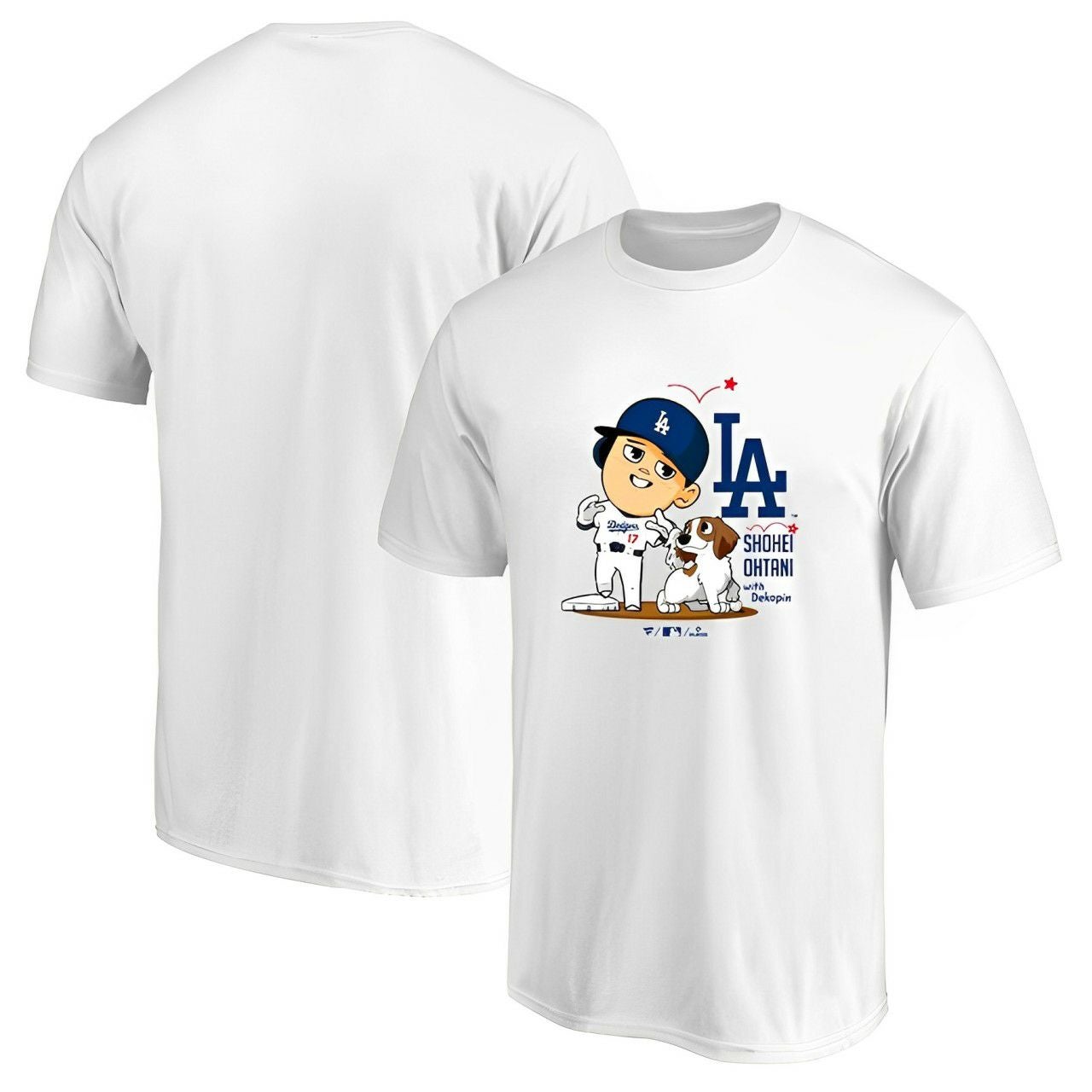 海外限定版】MLB 大谷翔平 ドジャース Tシャツ Decoy T-Shirt 犬