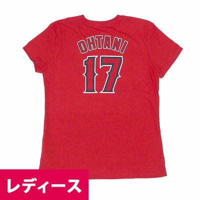 MLB 大谷翔平 エンゼルス Tシャツ ウィメンズ レディース Fuse ネーム 
