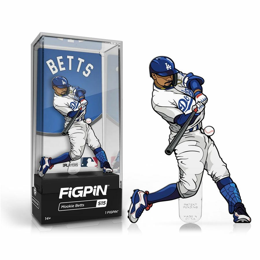 MLB ムーキー・ベッツ ドジャース フィギュア ピンバッチ Classic 3
