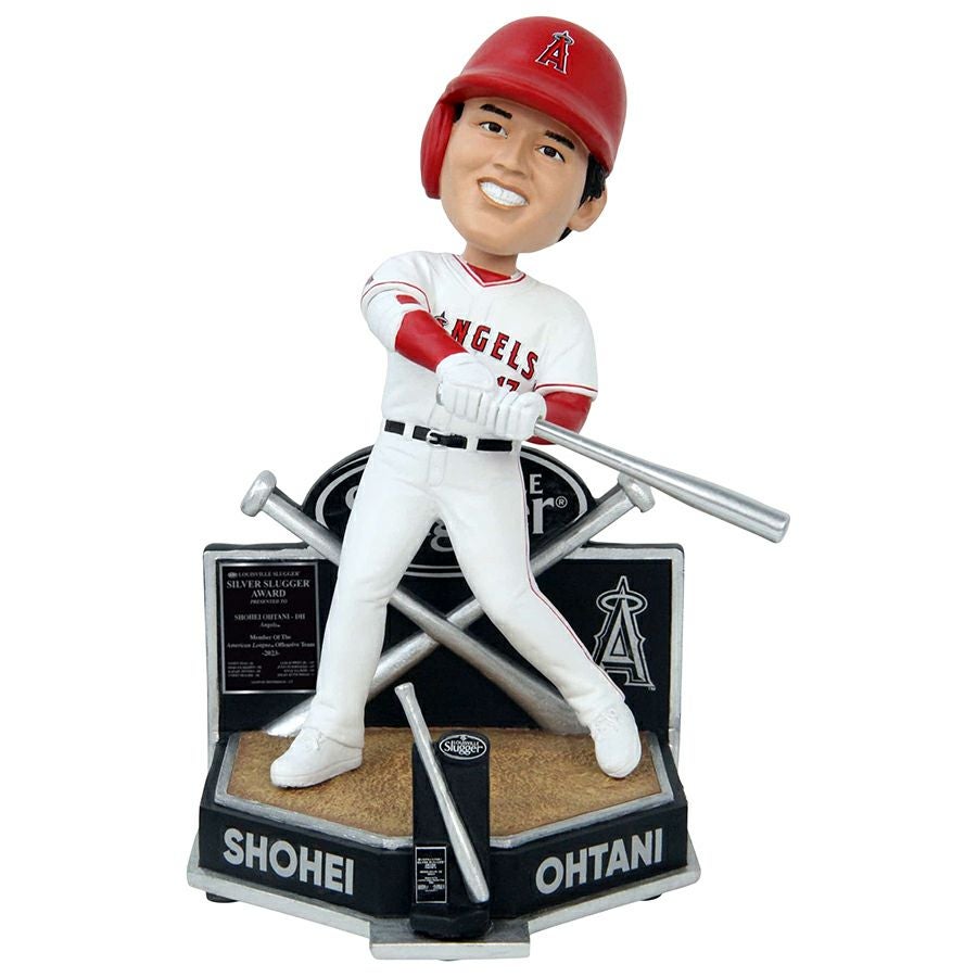 大谷翔平 シルバースラッガー ボブルヘッド MLB 大谷翔平 エンゼルス ボブルヘッド 【288個限定】2023シルバー