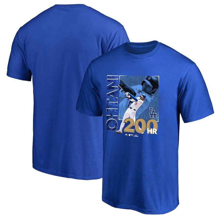 大谷翔平 x デコピン ヘッドバンプ Tシャツ ドジャース Fanatics