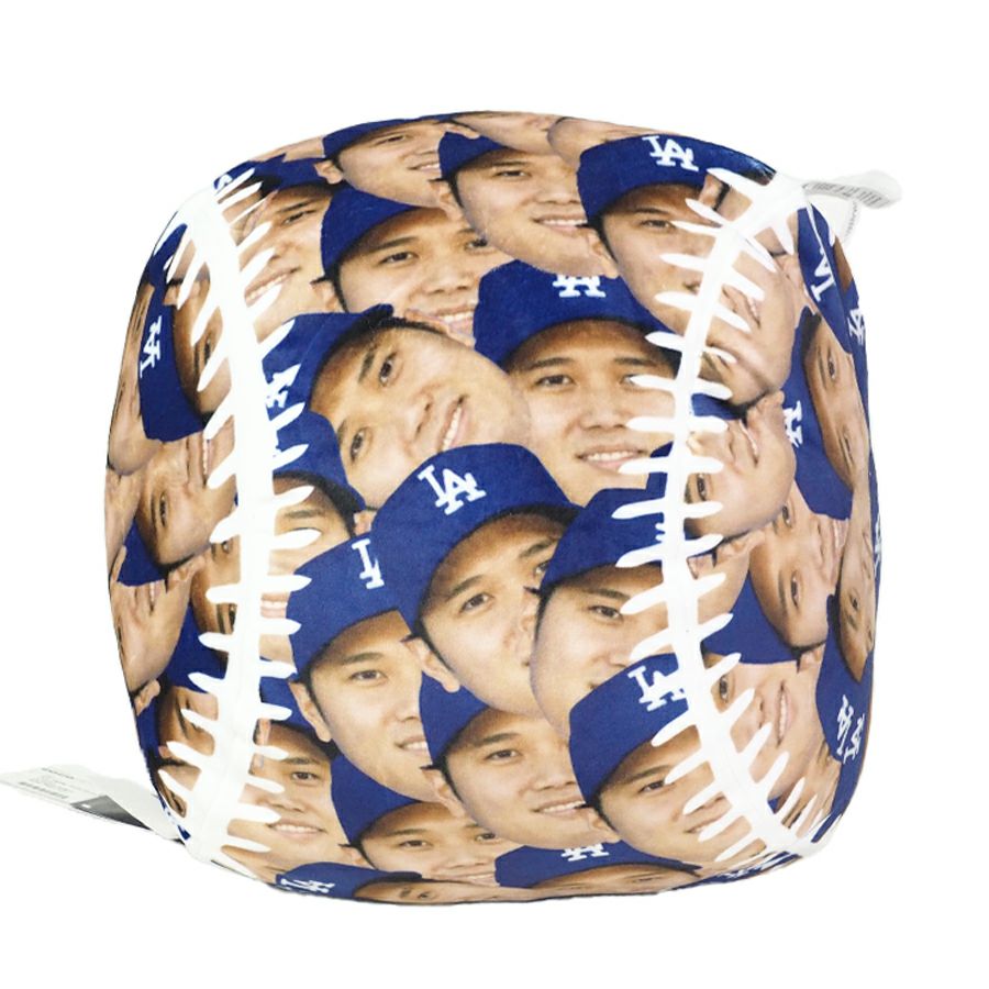 MLB 大谷翔平 ドジャース クッション 【海外版】All-Over 顔だらけ