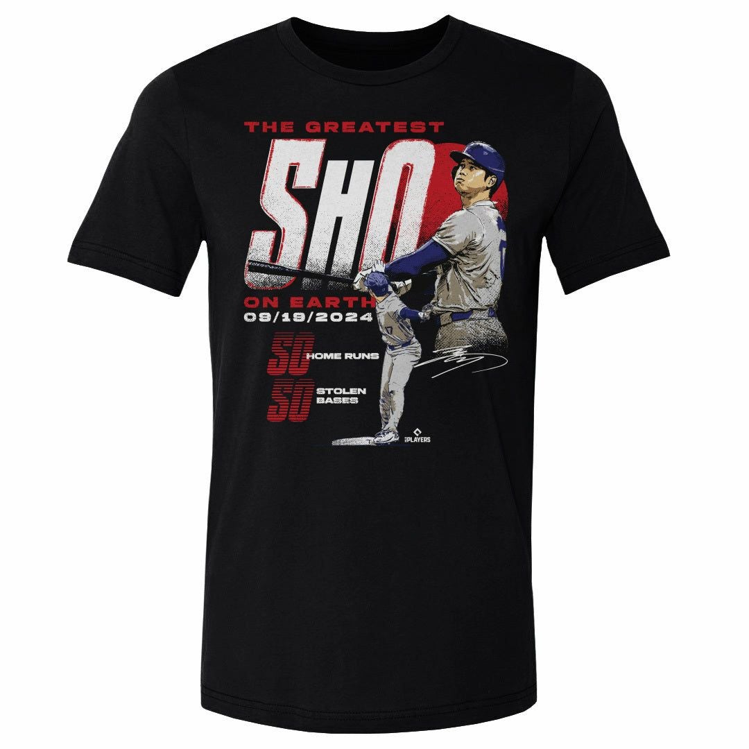 MLB 大谷翔平 ドジャース Tシャツ Los Angeles D Rough WHT T-Shirt