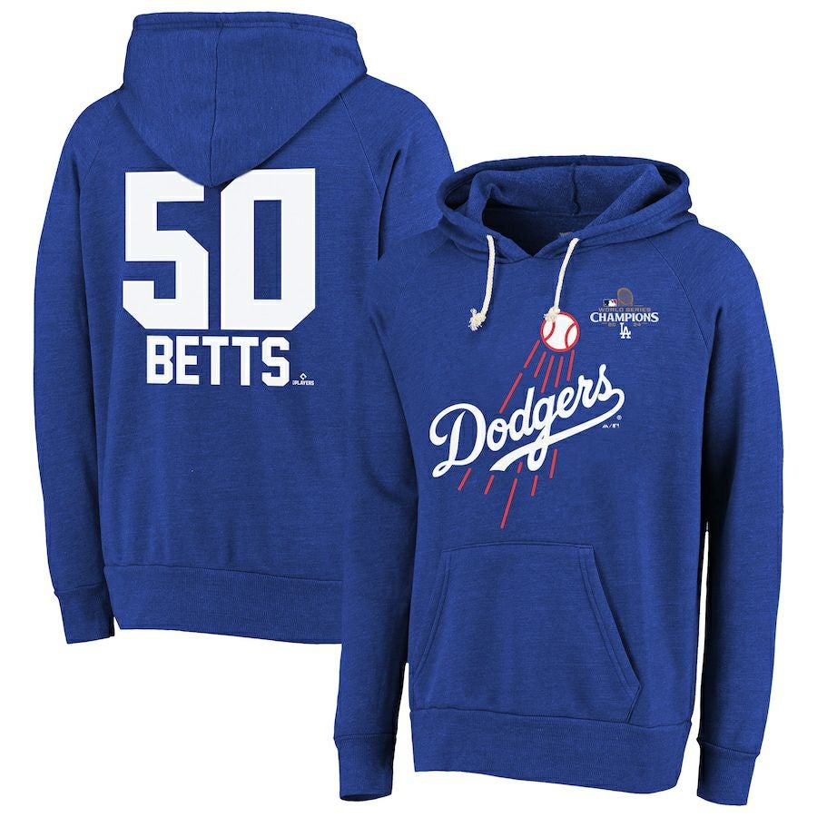 K*様 来場者限定品 Dodgers ワールドチャンピオン フード付きスウェット MLB パーカー/スウェット ワールドシリーズ メンズ - MLB