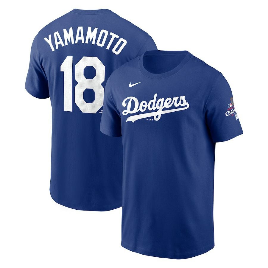 MLB 大谷翔平 ドジャース Tシャツ 【海外版】ワールドシリーズ2024優勝
