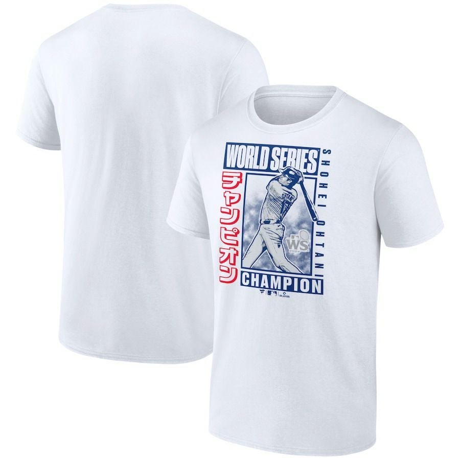 MLB 大谷翔平 ドジャース Tシャツ 【海外版】ワールドシリーズ2024優勝