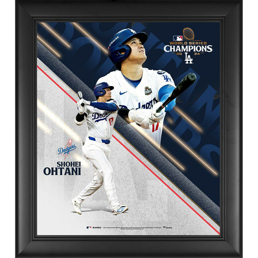 大谷翔平【ワールドシリーズ2024】フォトプラーク（フォトフレーム）MLB MLB 大谷翔平 ドジャース フォトフレーム 【海外版】ワールドシリーズ