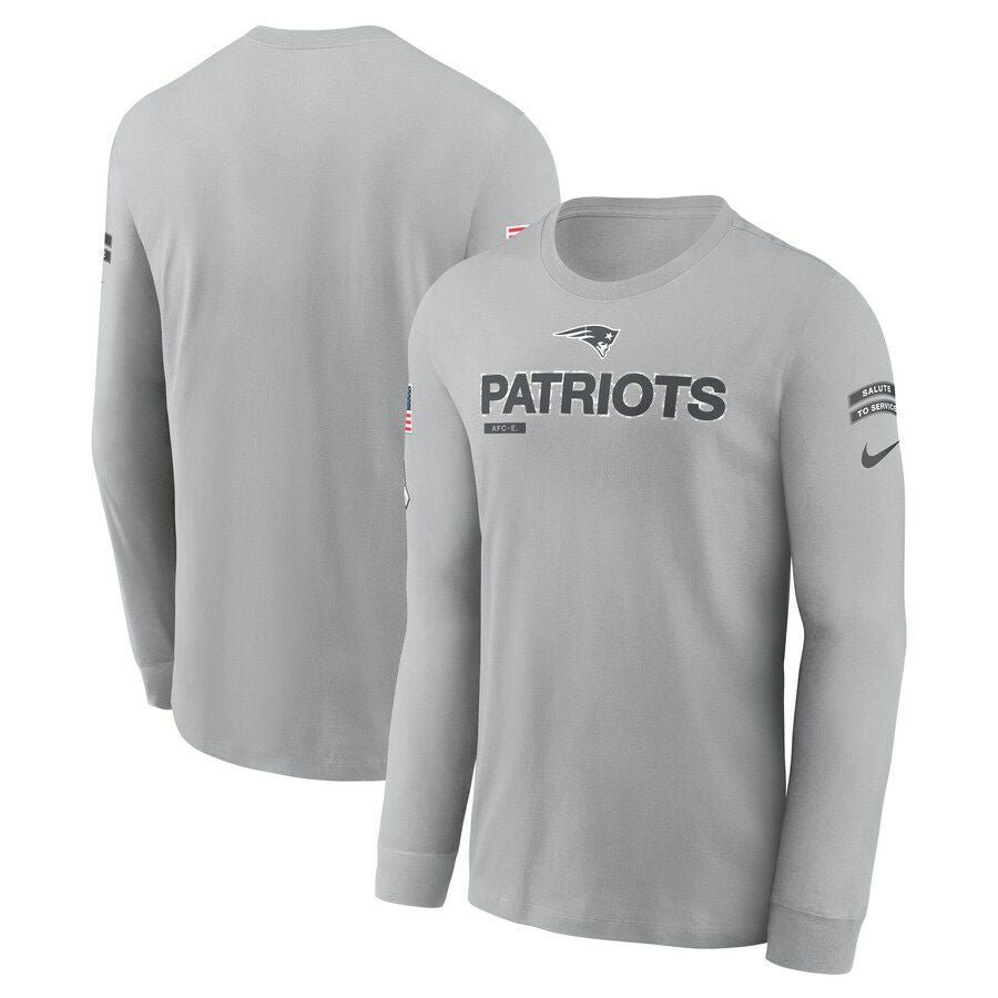 NFL ペイトリオッツ Tシャツ サルートトゥサービス2024 ロングスリーブ
