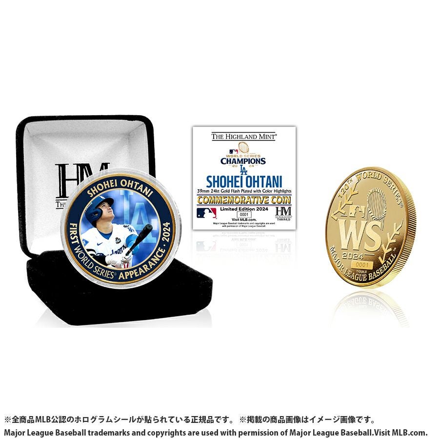 ドジャース 大谷翔平 2024 NL MVP 受賞記念 ゴールドコイン 25ohtgds