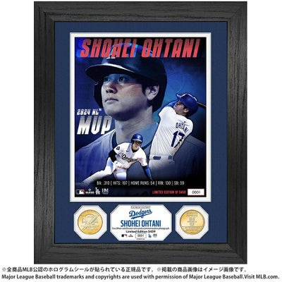 MLB 大谷翔平 ドジャース フォトフレーム 12 x 15 2024 ナ・リーグMVP 