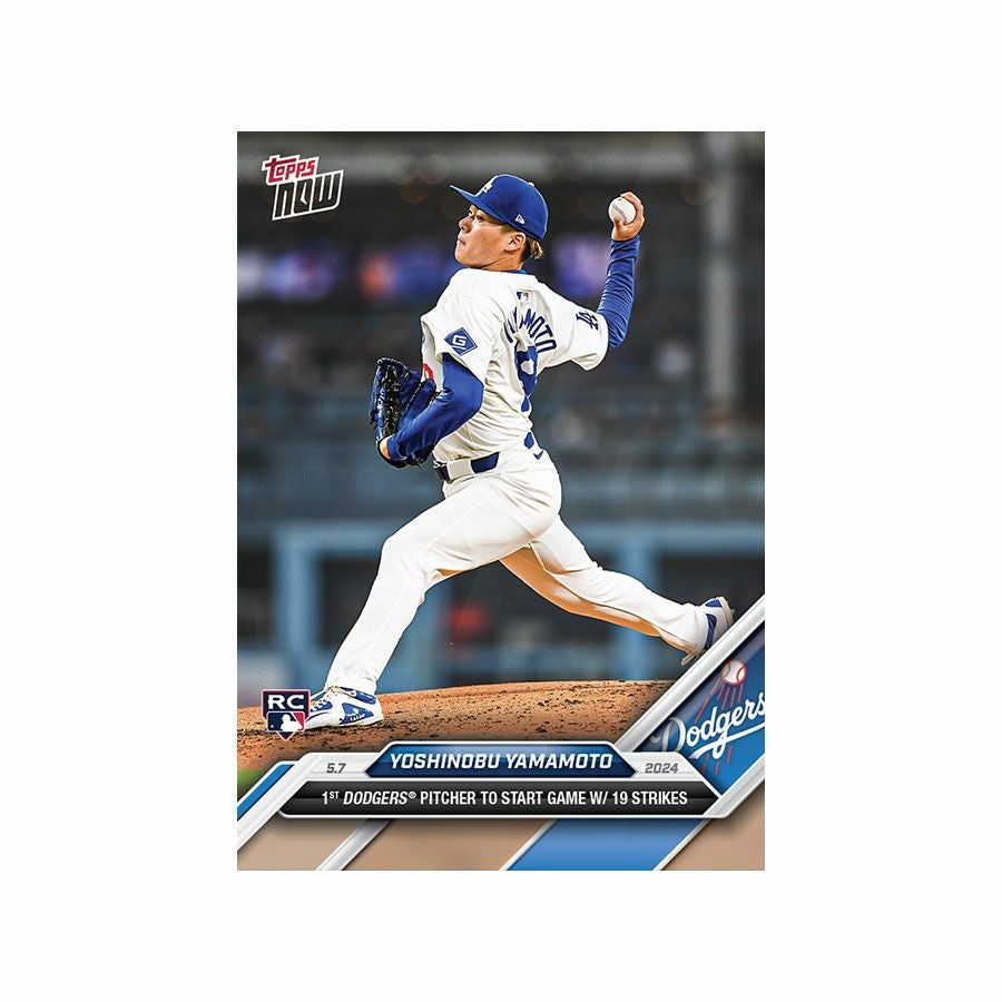 MLB 山本由伸 ドジャース トレーディングカード 2024 Topps Now #167