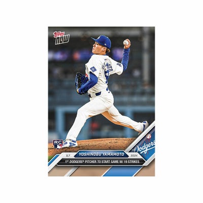 MLB 山本由伸 ドジャース トレーディングカード 2024 Topps Now #167 