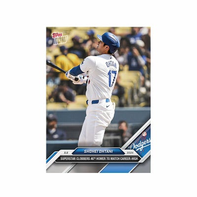 MLB ドジャース 大谷翔平 2025 Topps Now #307 二刀流 フェノム 初登板 