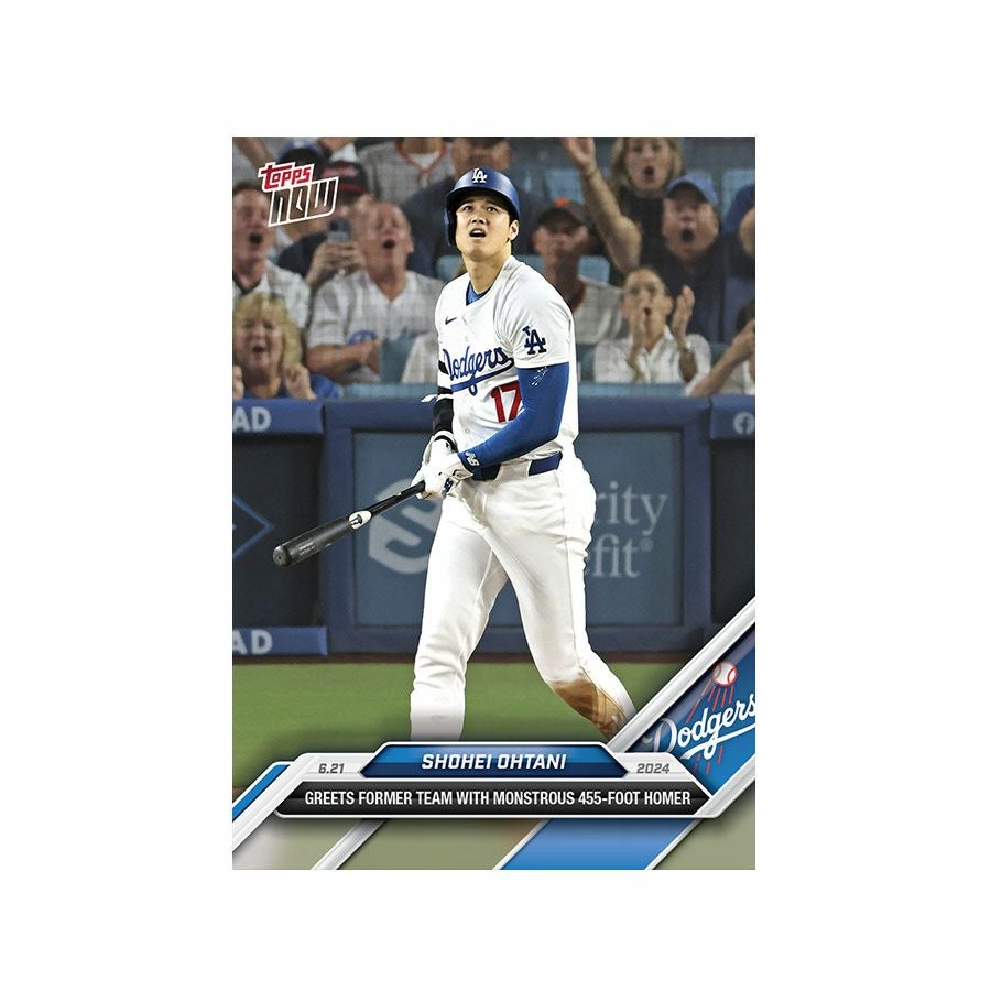 MLB ドジャース 大谷翔平 2025 Topps Now #307 二刀流 フェノム 初登板