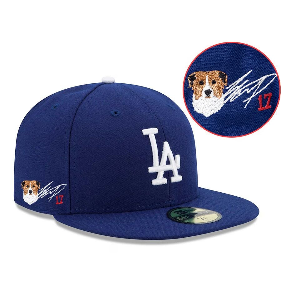 海外限定！セレクション特注モデル！デコピン＆大谷翔平 サイン刺繍CAP