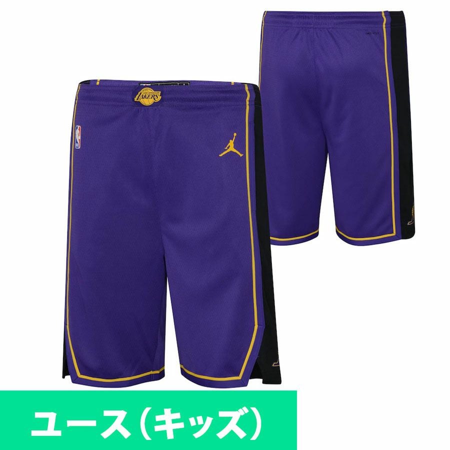 NBA レイカーズ ショーツ ハーフパンツ ユース キッズ ステートメント