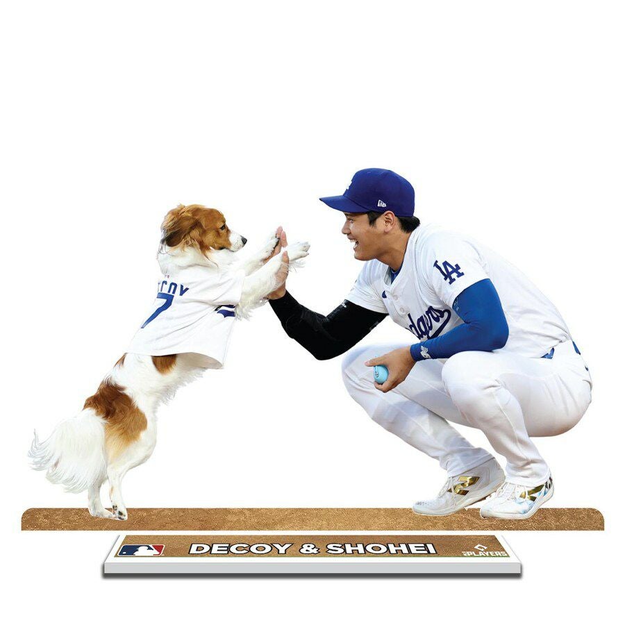 MLB 大谷翔平 & デコピン ドジャース スタンディー フォトスタンド
