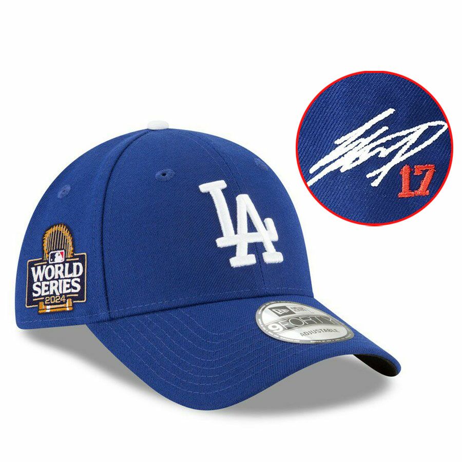 新品★大谷サイン刺繍入り★MLB公式 ニューエラキャップ ドジャース 7 1/2 MLB】ドジャース・大谷翔平選手のサイン刺繍入りCAPが店頭新入荷