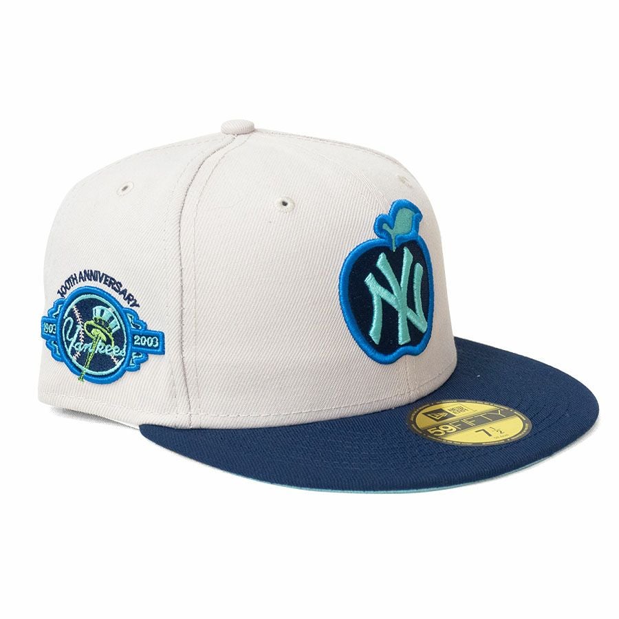 MLB ヤンキース キャップ 【NY買付】100周年記念 Side Patch Fitted