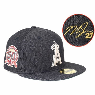 MLB マイク・トラウト エンゼルス キャップ 【海外カスタム】50周年 