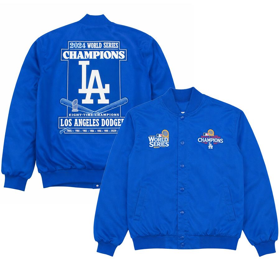 MLB ドジャース スタジャン THE ACEバーシティー サテン ジャケット