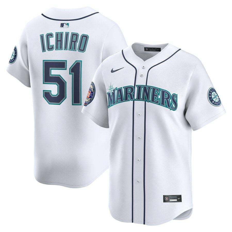 【新品タグ付】ヤンキース＃31イチロー刺繍ホームユニフォーム NIKE（ナイキ） イチロー 2025 日米 野球殿堂入り 海外取寄 ホーム