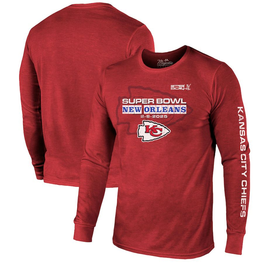 NFL チーフス Tシャツ 第59回スーパーボウル 進出 Tri-Blend ロング T