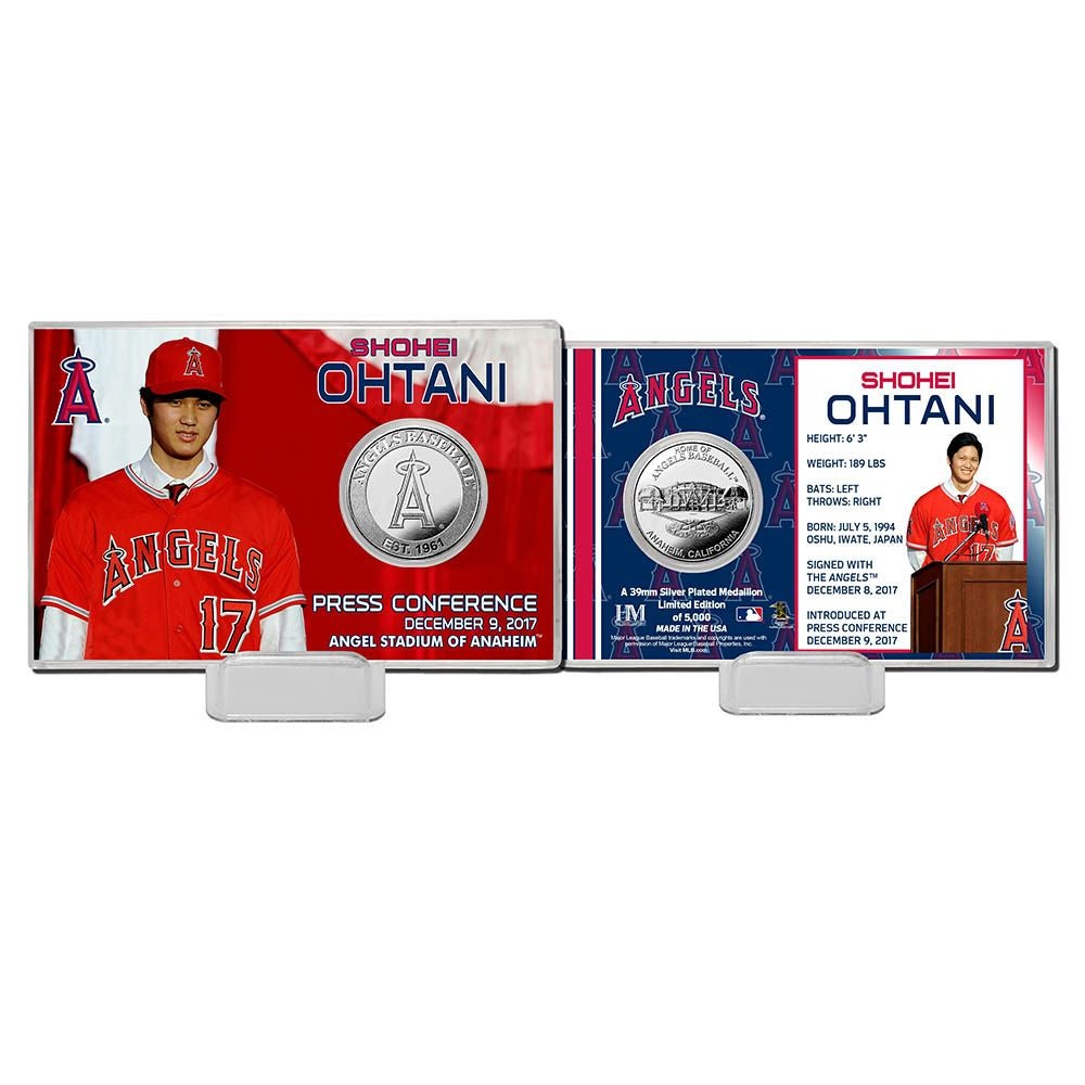 MLB エンゼルス 大谷翔平 プレス カンファレンス/入団会見 シルバー