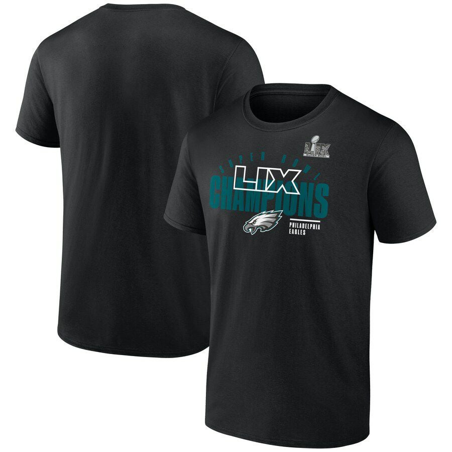 フィラデルフィア・イーグルス LIXスーパーボウル優勝記念Tシャツ XXL 黒 NFL フィラデルフィア・イーグルス スーパーボウル 優勝記念Tシャツ XL