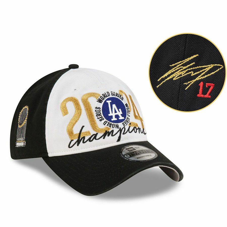 【海外限定】大谷翔平選手 サイン刺繍 WS優勝記念CAP MLB 大谷翔平 ドジャース キャップ 海外買付 ワールドシリーズ2024