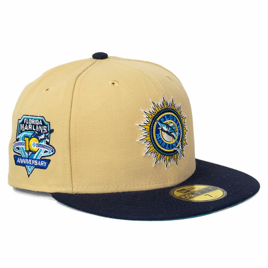 MLB フロリダ・マーリンズ キャップ 【海外買付】10周年記念 Side