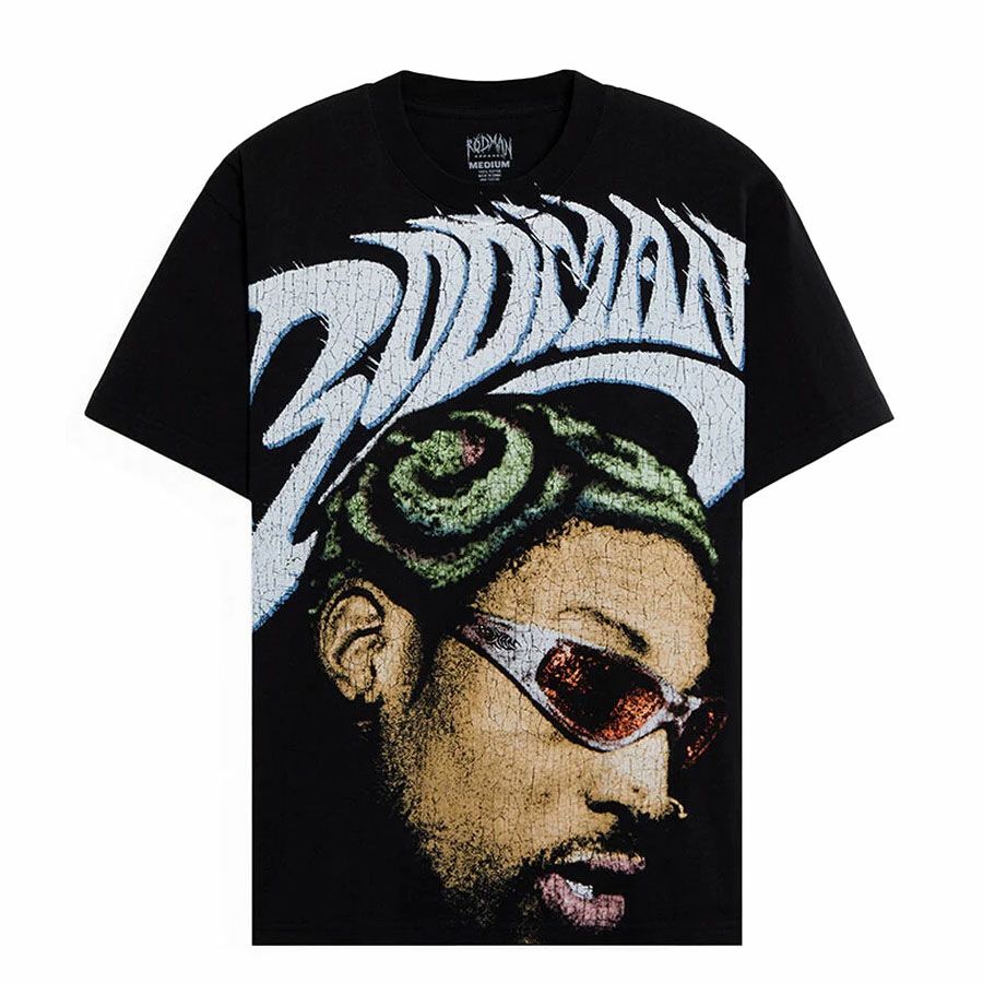 シカゴ・ブルズ NBAチャンピオン　ロッドマンTシャツ NBA デニス・ロッドマン シカゴ・ブルズ Tシャツ 【現地買付】Tribal