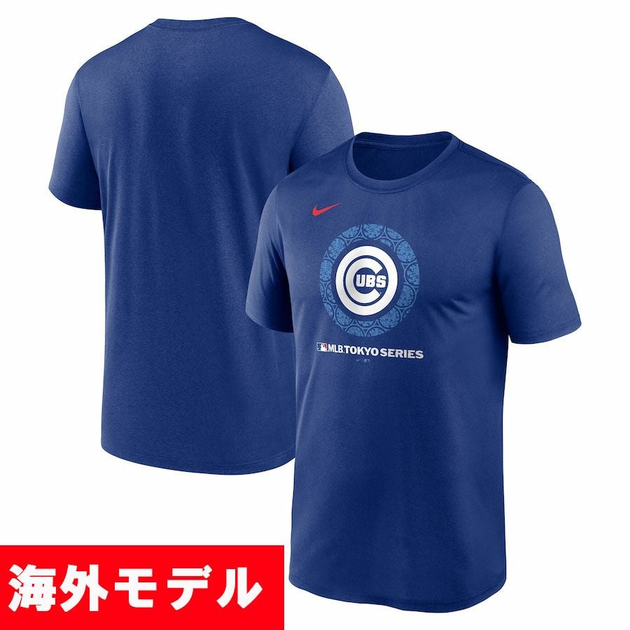 カブス記念Tシャツ MLB カブス Tシャツ 【海外版】東京シリーズ2025 Legend Logo T-Shirt