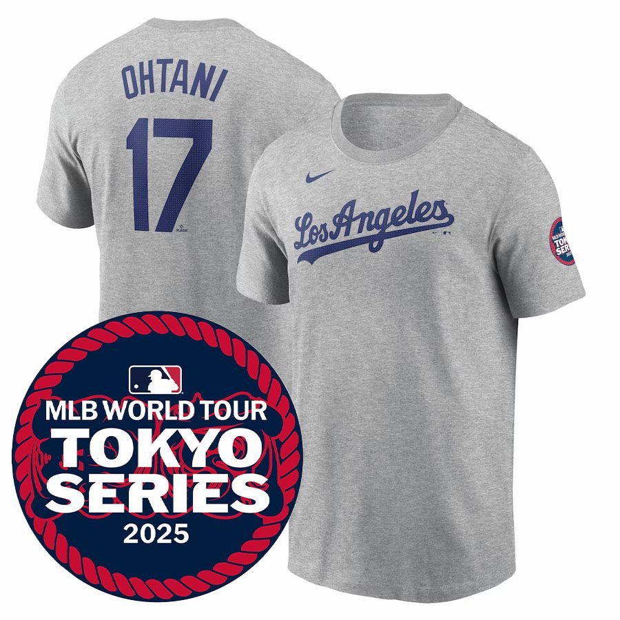 MLB 大谷翔平 ドジャース Tシャツ 東京シリーズ2025 ネーム＆ナンバー
