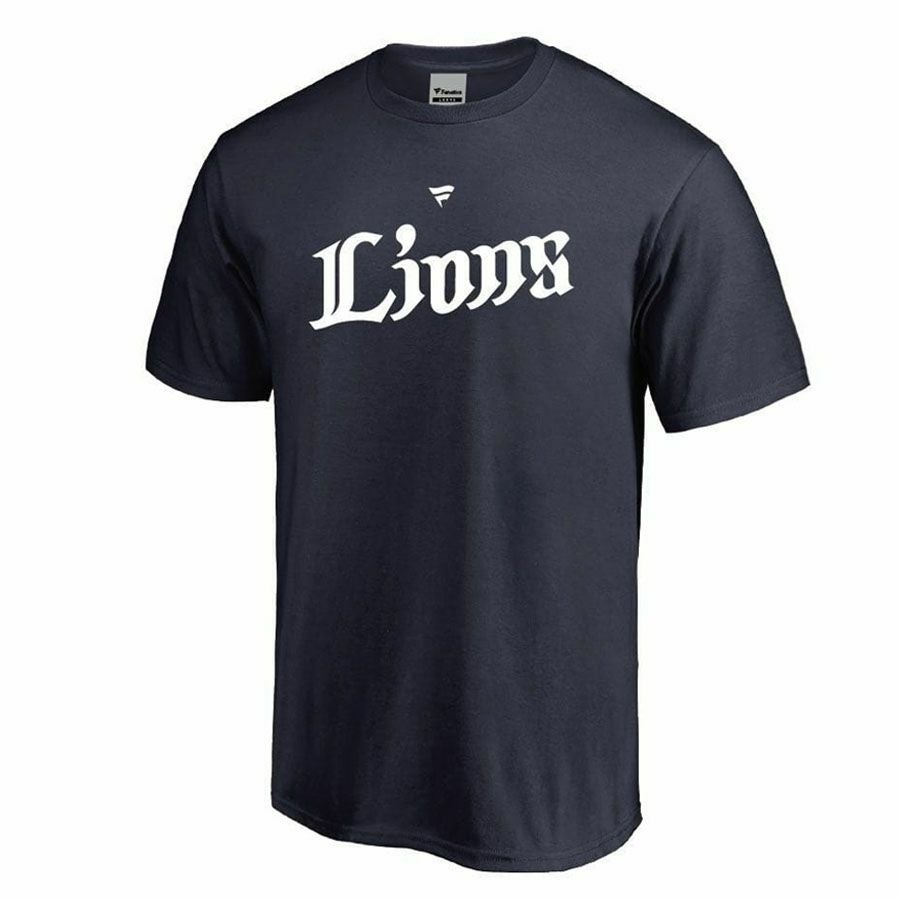 埼玉西武ライオンズ グッズ Tシャツ プレイヤーズTシャツ ネイビー 背
